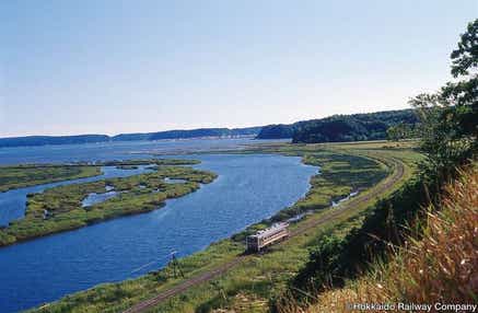 【旭川駅発】 JR特急で行く道東グルメ  花咲ガニ＆釧路炉端焼 、くしろ湿原「夕陽ノロッコ号」「花咲線」乗車と「納沙布岬」（２日間）