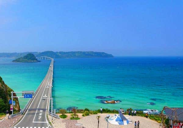 青海島るり色の遊覧クルーズと角島大橋と元乃隅神社と寿司食べ放題付の山海味覚ランチ2
