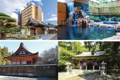 【広島駅新幹線口・福山駅南口発着】［年末年始温泉バスツアー］ 高知城下の天然温泉 「三翠園」に泊まる２日間 ～高知　土佐神社・山内神社参拝～