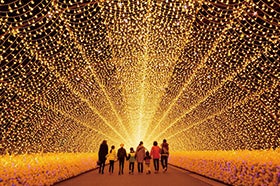 国内最大級の煌めき　なばなの里イルミネーション1