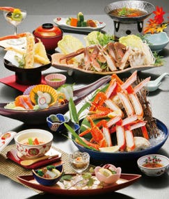 日帰り🦀三朝温泉かにバス🦀　『万翆楼』(基本料理)