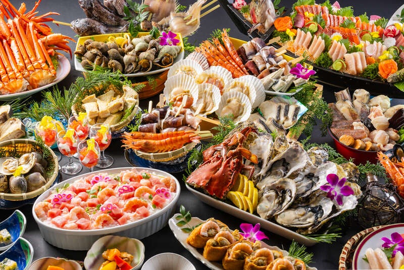 【小山駅・宇都宮駅・那須塩原駅発】【旅せよ平日】往復新幹線（小山駅～仙台駅間）指定席で行く！気仙沼大島 島内に泊まる！「春のプレミアム海鮮浜焼きブッフェ」と陸中海岸・三陸鉄道 絶景紀行 2日間1