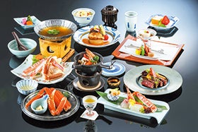 西神・明石・加古川　発
【西村屋ホテル招月庭】選べるかに会席プラン1