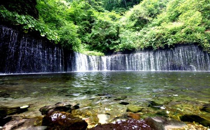 ＜新宿発・西船橋発＞ 人気の避暑地！軽井沢の休日　涼風の白糸の滝 と 旧軽井沢銀座さんぽ　さらに、軽井沢ブルワリーで出来たて生ビールの試飲も♪　～「缶ビール1本」お土産付き～　2