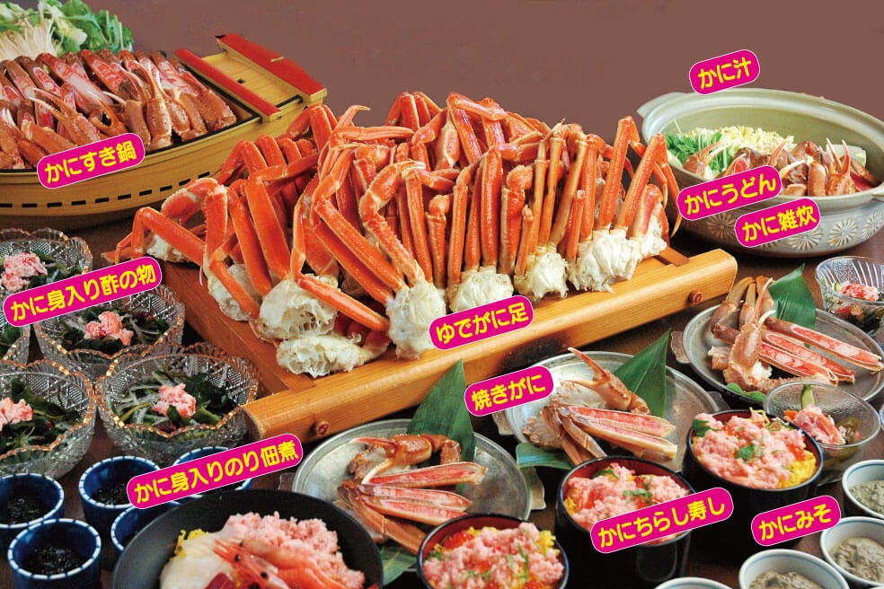 ＜兵庫＞カニ好き大集合！！浜坂港でずわいがに＆海鮮食べ放題‼ 90分　【明石・西神中央・緑が丘出発】1