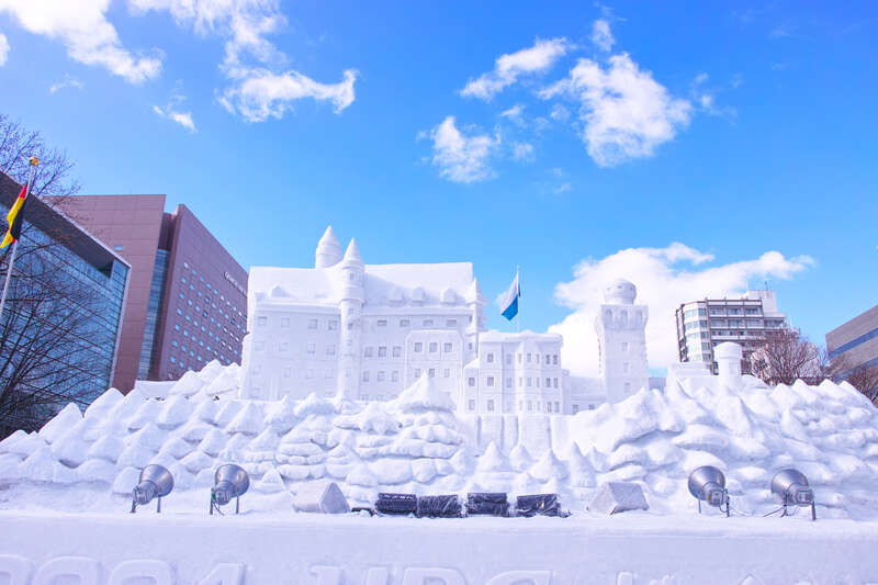 【神戸空港発着】さっぽろ雪まつりと冬の祭典・感動の流氷クルーズを楽しむ北海道４日間2
