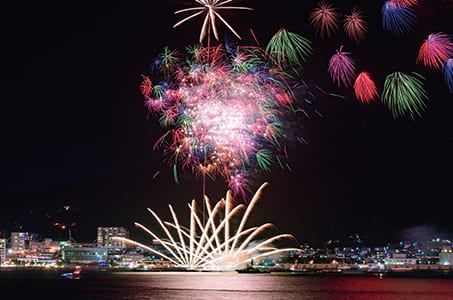 【徳島・板野】阪急交通社貸切チャーター船から海峡の夜空を彩る花火を見上げる 第39回関門海峡花火大会2日間　～＜阪急交通社＞貸切チャーター船でご案内～3
