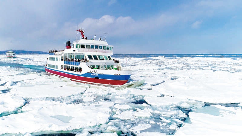 【伊丹空港発着】 紋別・網走・羅臼　3つの流氷クルーズで感動体験！さいはてオホーツク氷平線の旅４日間1