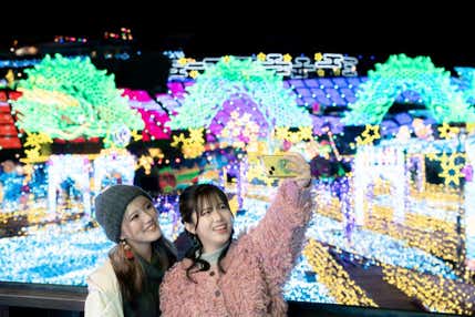 体験型イルミ伊豆高原「グランイルミ」と修善寺散策