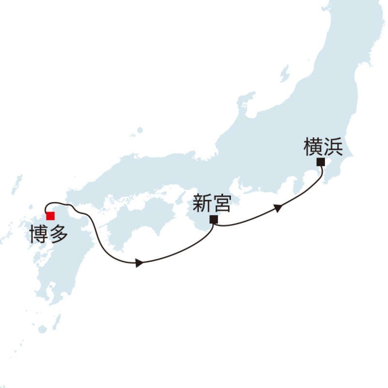 飛鳥Ⅲ アスカバルコニーD／My ASUKA CLUB会員割引料金適用【博多発横浜着】秋の新宮・横浜クルーズ（4日間）1