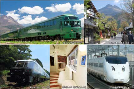 【添乗員同行/日帰り/博多駅発着】 人気観光列車 ゆふいんの森・あそぼーい!・九州新幹線 3つの列車に乗車!湯布院・阿蘇 ぐるっと日帰り列車旅