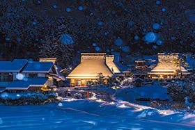 三宮　西宮　新大阪発
第21回「美山かやぶきの里　冬灯廊」