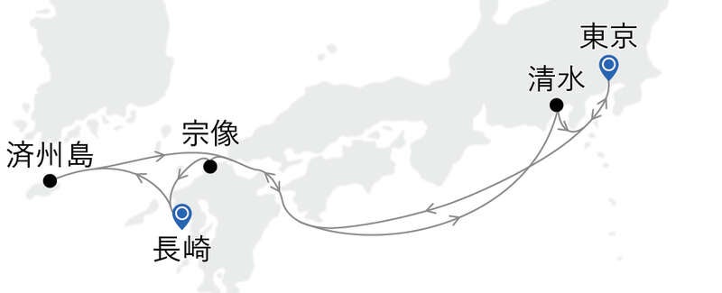 MITSUI OCEAN FUJI ペントハウススパスイート【長崎発東京着】夏の九州・済州島クルーズ（5日間）2