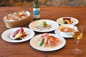 龍野・花田・三木　発
創作カニ×フランス料理と天橋立1