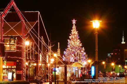 【茨城県内発】 函館8景めぐりとワンランク上のホテル「函館大沼プリンスホテル」に宿泊 はこだてクリスマスファンタジー見物2日間(往復・函館便利用)