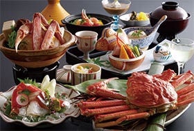 姫路・龍野 発
№5913 【依山楼岩崎】三朝温泉で選べるかに会席