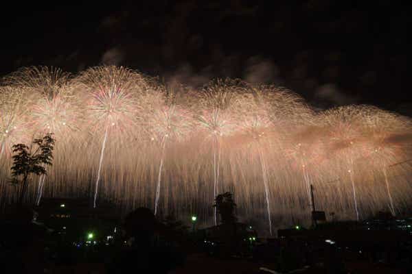 夏の風物詩！これぞ世界に誇れる花火芸術！大迫力の観覧席から鑑賞する長岡大花火　2日間【近鉄八尾・八戸ノ里・枚方市・JR高槻発】2