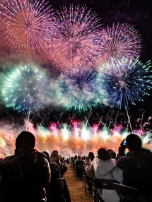 西日本最大級 「全国花火師競技大会」にし阿波の花火 須崎発(ルート4)