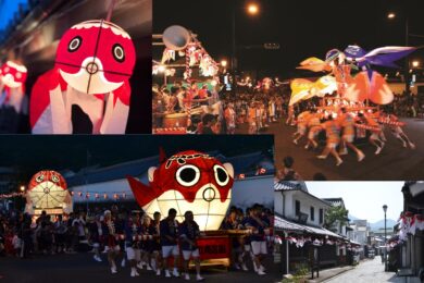 【広島駅新幹線口発着／日帰り】幻想的な白壁の町～柳井金魚ちょうちん祭り1
