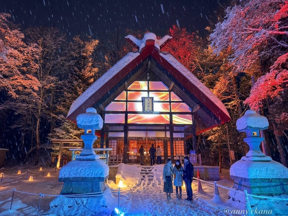 【徳島空港発】 読売ジャイアンツ応援感謝セール　新・定山渓雪灯路と札幌・小樽・洞爺湖　定山渓＆登別温泉３日間　さっぽろ雪まつりに向けて造成中の雪像見学！1