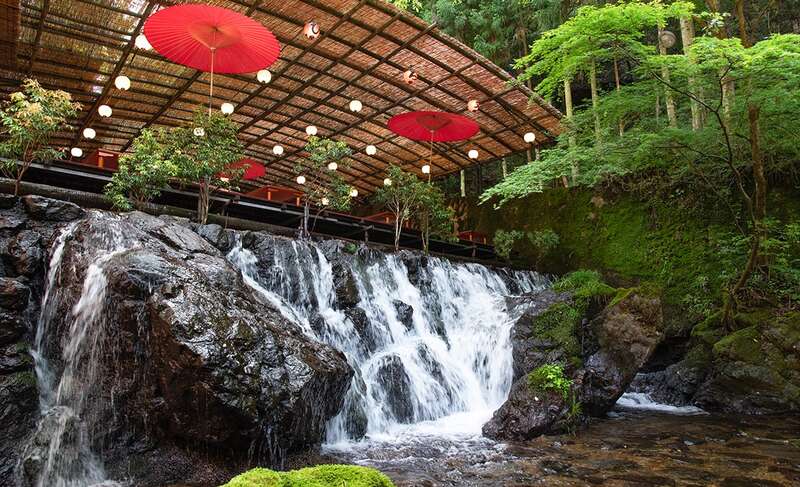 【大阪府内発】 新緑の京都！京の奥座敷・貴船「ひろ文」の川床料理と貴船神社　日帰り1