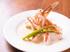 福崎・加西・社　発
創作カニ×フランス料理と天橋立2