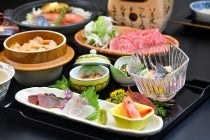 ◎WEB予約でリボンポイント３ポイント◎【梅坪・豊田発】＊１泊４食付＊『美作三湯・湯郷温泉』3