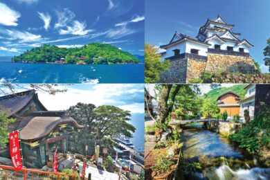 【広島駅・福山駅発着】四季を訪ねて散歩旅～琵琶湖・竹生島＆彦根城散歩2日間1