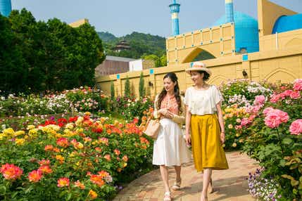 【米子・松江発】アジアの遺跡と花の共演♪レオマリゾートへの旅　日帰り