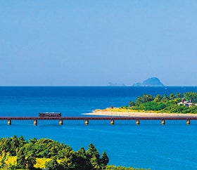 海の京都を走るレストラン列車 丹後くろまつ号と日本三景天橋立1