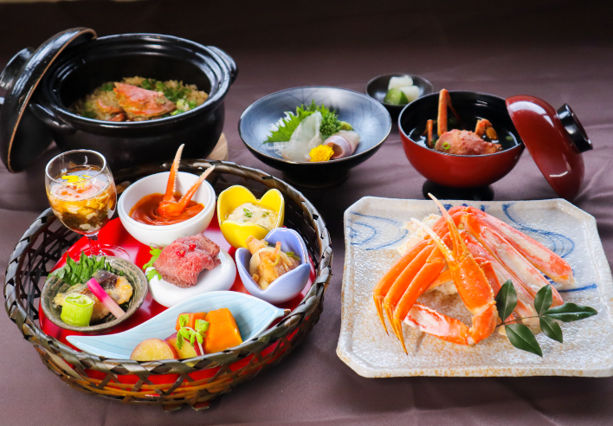 日帰り🦀三朝温泉かにバス🦀　『三朝荘』(かに御膳)1