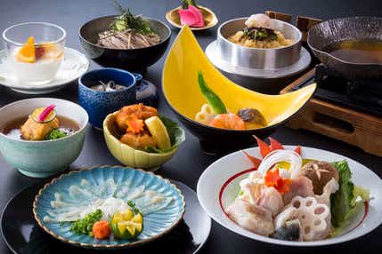 【和歌山駅東口発】 福井・若狭で食す とらふぐ含むふぐ6品会席 日帰り
