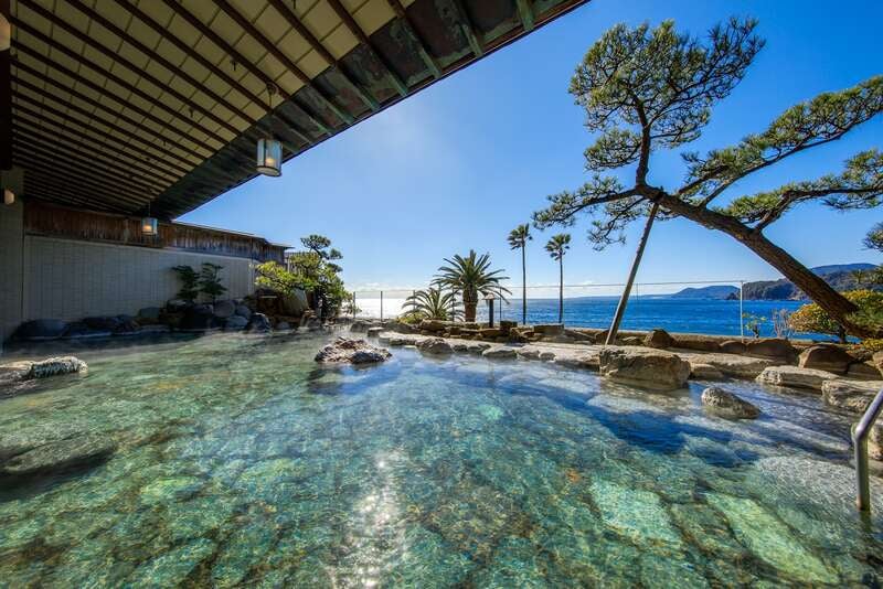 【群馬県内発】 最上級貸切バス「スターペガサス号」で行く！桜舞う伊豆半島周遊　オーシャンビュー客室と露天風呂 伊豆の名旅館「稲取銀水荘」２日間3