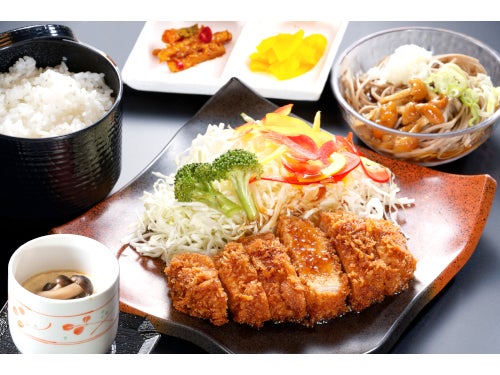 【東岡崎発】南信州さくらんぼ狩り食べ放題＆南信州名物ソースかつ御膳2