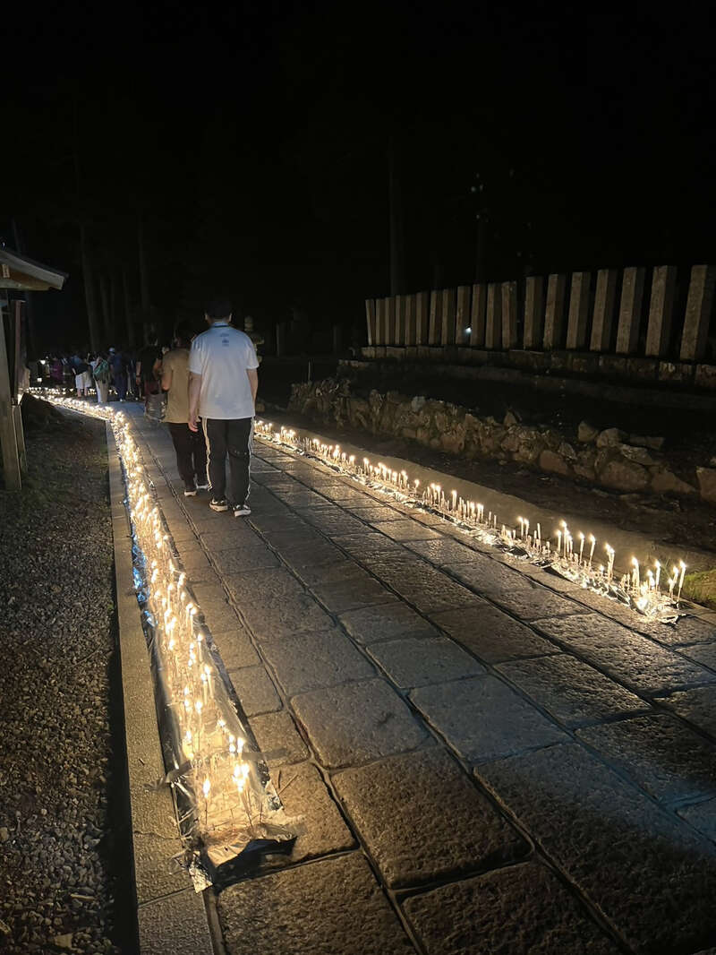【和歌山市内ルート発】 和歌山再発見！夏の風物詩！高野山ろうそく祭り　日帰り1
