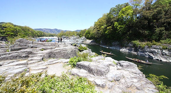 ＜新宿発・西船橋発＞ 一面に広がるピンクの絨毯♪ 羊山公園の芝桜 と 爽快！新緑の長瀞ラインくだり・岩畳散策3
