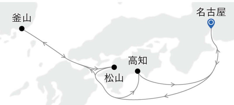 MITSUI OCEAN SAKURA ベランダスイートＣ【名古屋発着】クリスマスクルーズⅠ ～松山・高知～（6日間）2