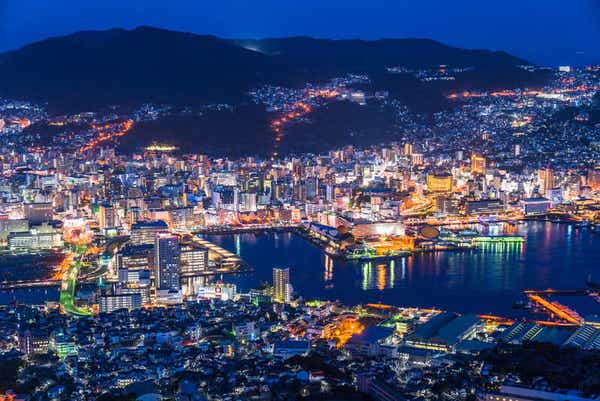 【出雲市駅・松江駅・安来駅・米子駅発】 軍艦島上陸クルーズと長崎・稲佐山の夕景、原鶴温泉・長崎で過ごす休日３日間2