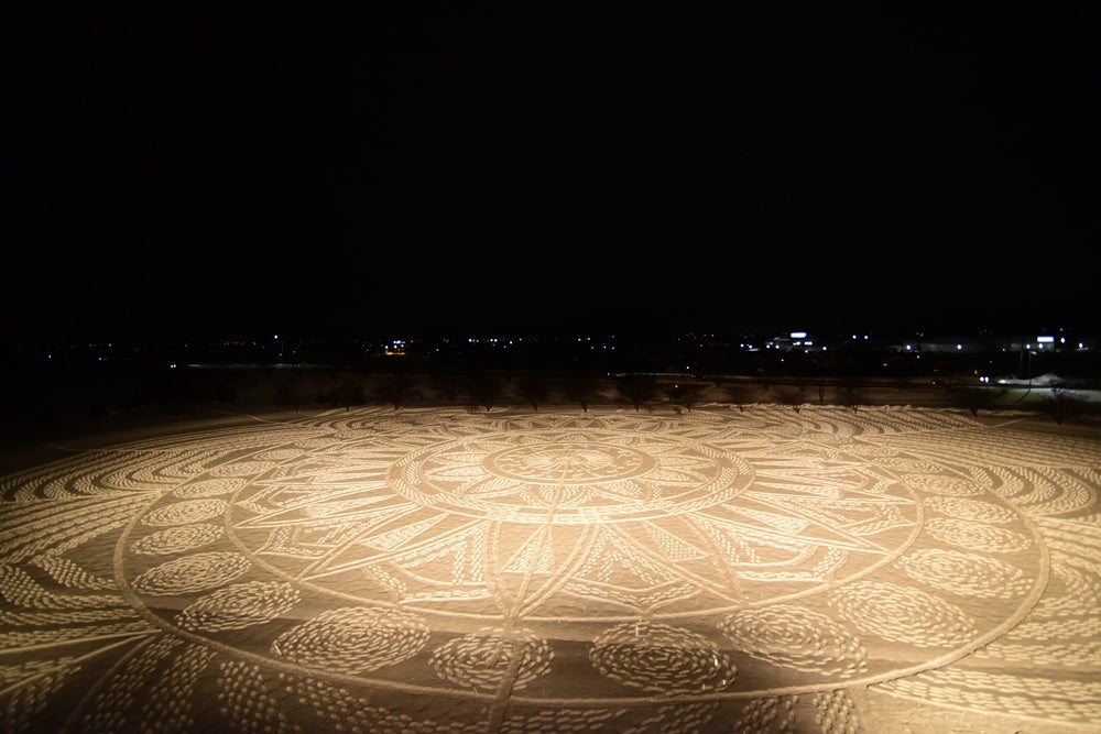 【盛岡発】弘前れんが倉庫美術館と冬の田んぼアート2