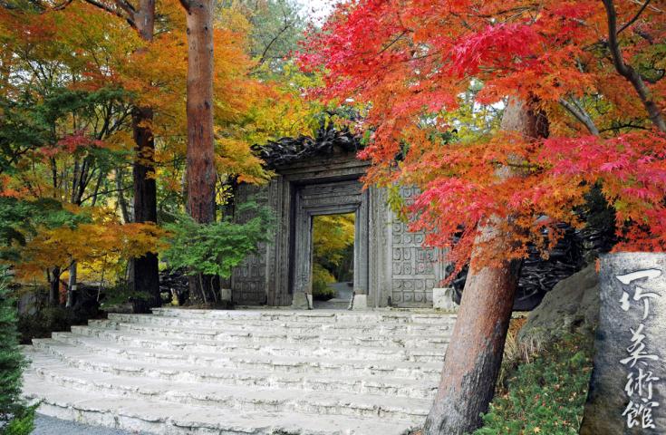 【早割30】[西船橋発]W紅葉まつり＆Wブランド牛を楽しむよくばり旅！神戸牛&甲州ワインビーフしゃぶしゃぶ食べ比べと久保田一竹美術館・河口湖もみじ回廊＆山中湖紅葉まつりの幻想的なライトアップを巡る 秋の絶景満喫♪日帰りバスツアー3