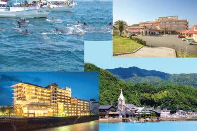 【広島駅発着／新幹線利用】絶景と旬の味覚を堪能　天草と名湯・人吉温泉に泊まる３日間 ～イルカウォッチングと世界遺産・﨑津集落～