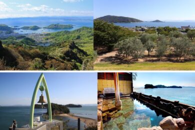 【広島駅新幹線口発着】瀬戸内の海と新緑を満喫 オリーブの花咲く小豆島2日間～ 一度は行きたい憧れのエンジェルロード1