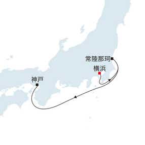 飛鳥Ⅲ ソロバルコニー【横浜発着】秋のひたちなか・神戸クルーズ(4日間)/My ASUKA CLUB会員割引・新料金適用