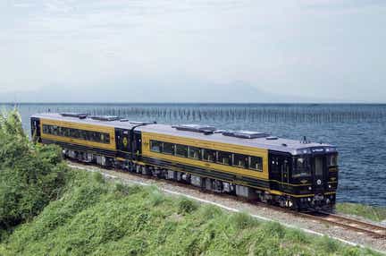 【大分県内／博多駅発】 Ｄ＆Ｓ列車ダブル乗車！「あそぼーい！」「Ａ列車で行こう」 山と海の熊本横断２日間