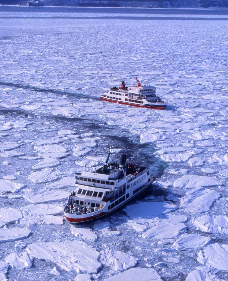 【大分空港発】 感動のオホーツク大氷原・流氷クルーズと阿寒湖・層雲峡泊北海道冬フェスティバル３日間1