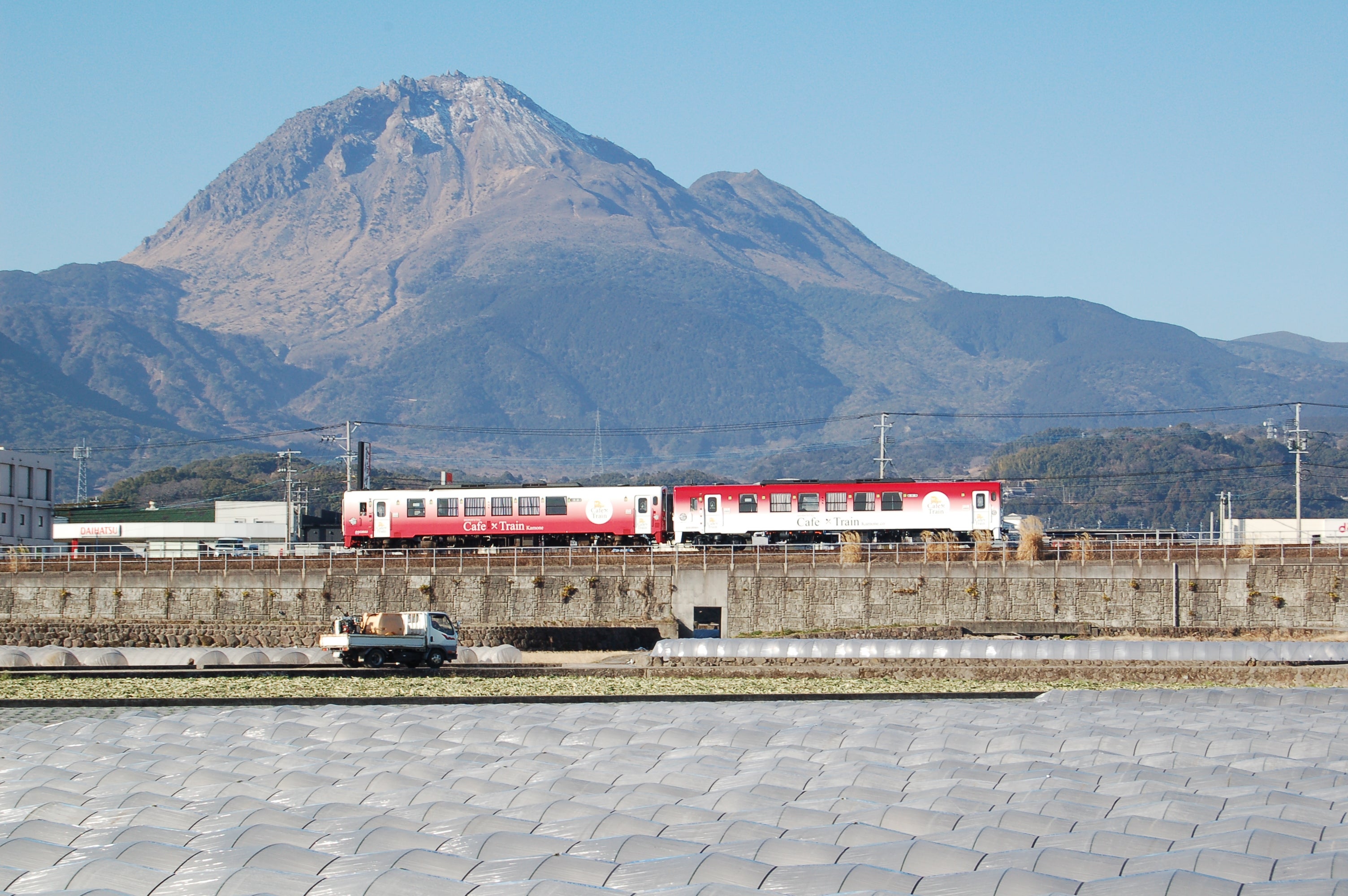 「しまてつカフェトレイン」で楽しむ地元グルメとしまばら火張山花公園 春の花まつり日帰りバスツアー🚌1