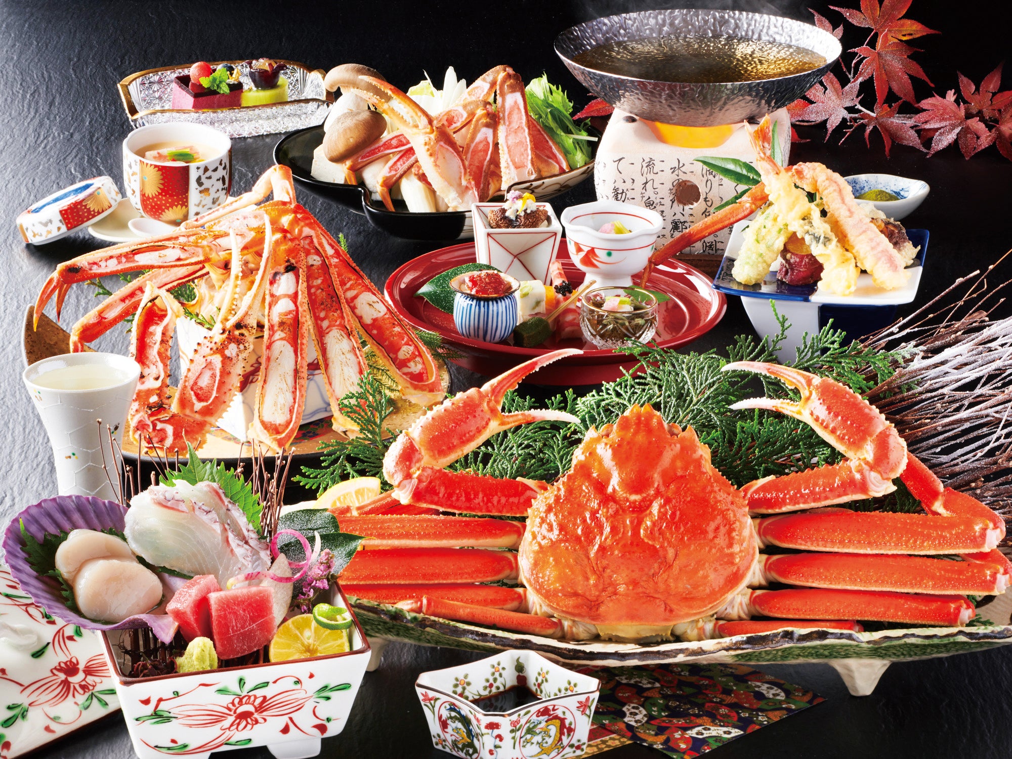 日帰り🦀三朝温泉かにバス🦀　『万翆楼』(特選かに料理)1