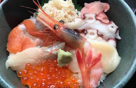 【旭川発着/日帰りバスツアー】流氷砕氷船『ガリンコ号III・IMERU』乗船と昼食は新鮮な海鮮丼に舌鼓！幻想的な氷の祭典・ライトアップ層雲峡氷瀑まつり