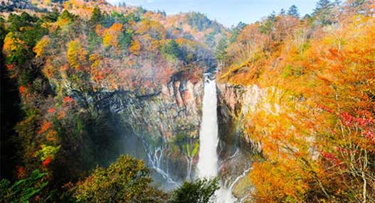 <新宿発・西船橋駅発> 錦秋の世界遺産・日光の紅葉絵巻! 日光社寺・華厳の滝・いろは坂 ~名物「栗おこわ&湯葉御膳」の昼食付き~