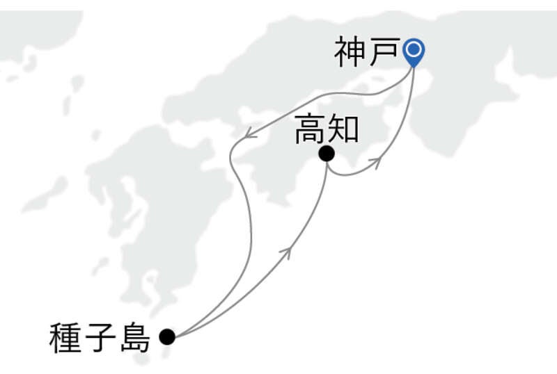 MITSUI OCEAN SAKURA ペントハウススイート【神戸発着】春の瀬戸内海と種子島クルーズ（5日間）2